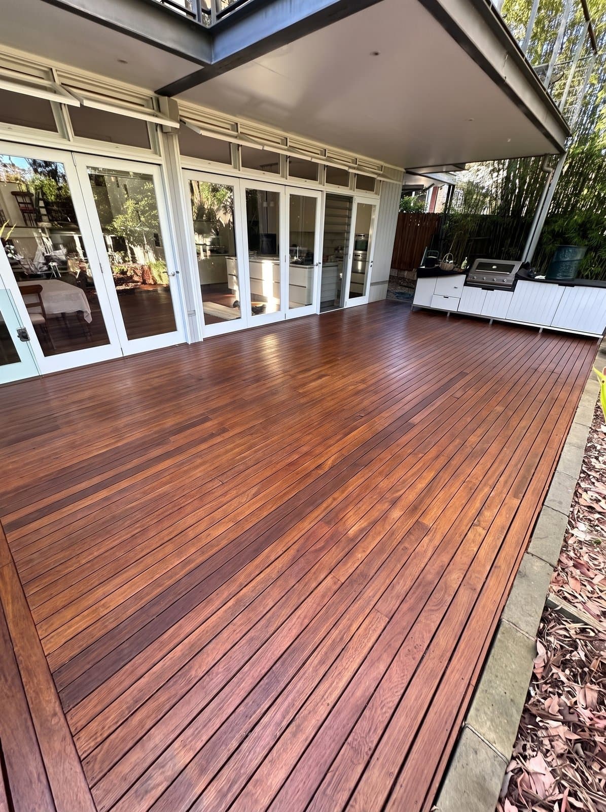 AI render: Entertainer deck restoration